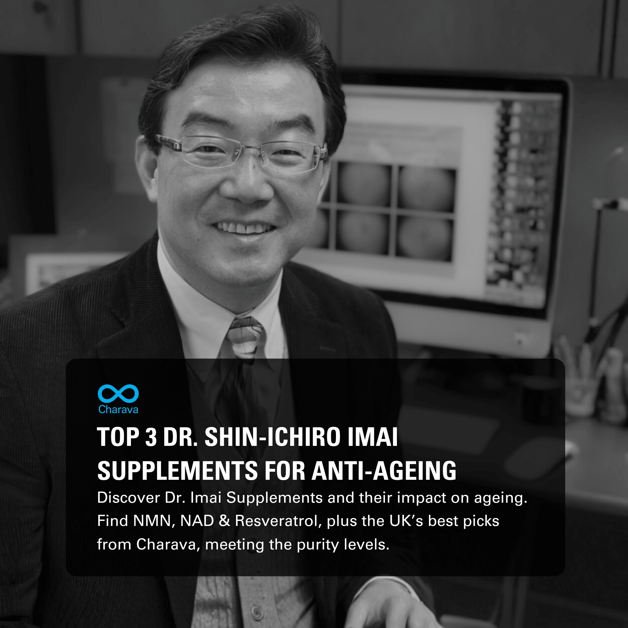 Dr. Shin-Ichiro Imai Supplements: The Science of Anti-Ageing - Charava UK