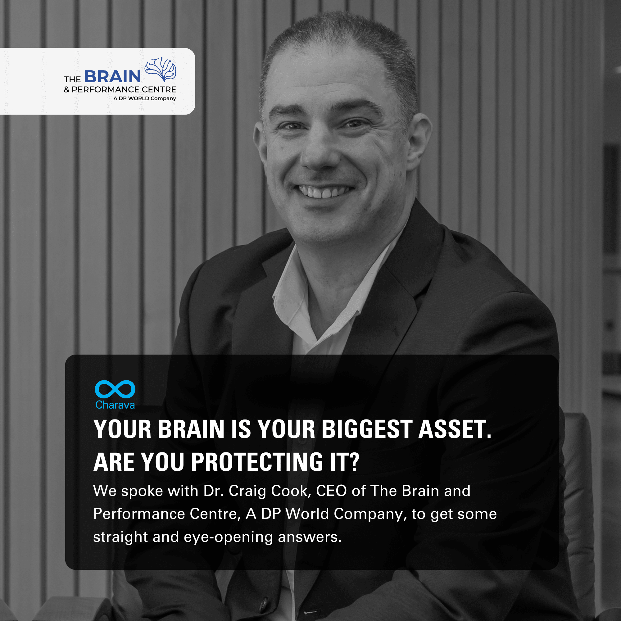 Longevity Conversations with Dr Craig R Cook: Brain & Performance - Charava UK