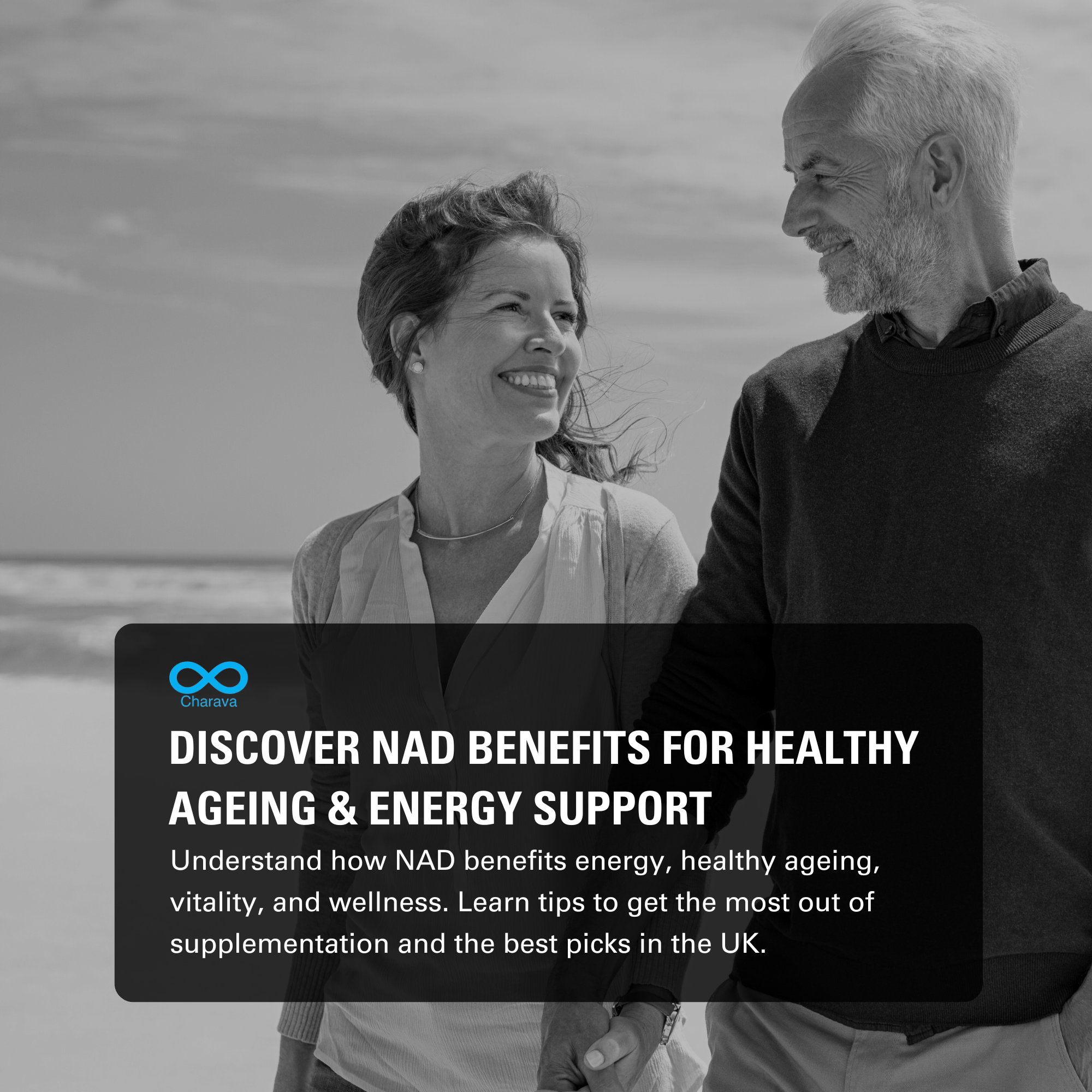 NAD Benefits for Healthy Ageing, Cognitive Health & Energy Support - Charava UK