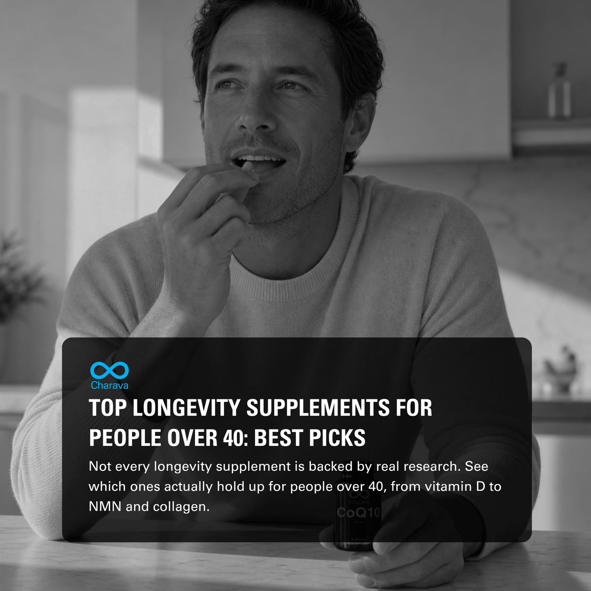 Top Longevity Supplements for People Over 40: Best Picks - Charava UK