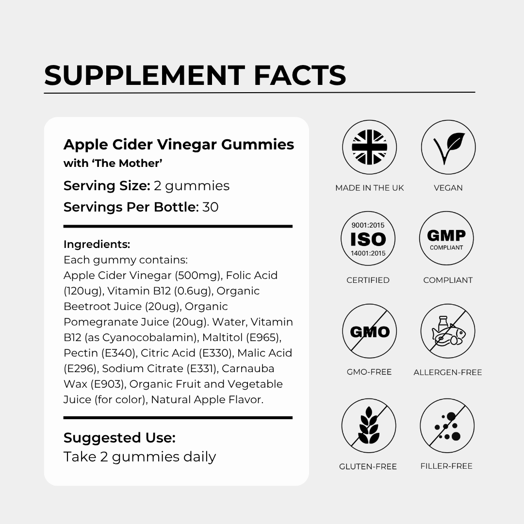 Apple Cider Vinegar Gummies - Charava UK