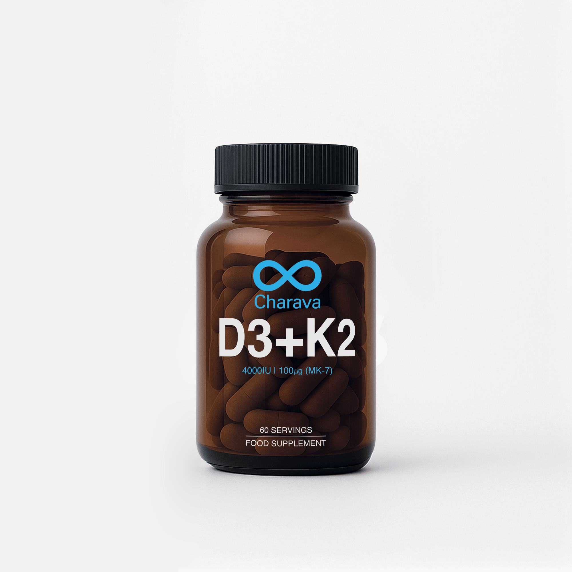 Charava Vitamin D3 (4000IU) + K2 (MK - 7) - Charava UK