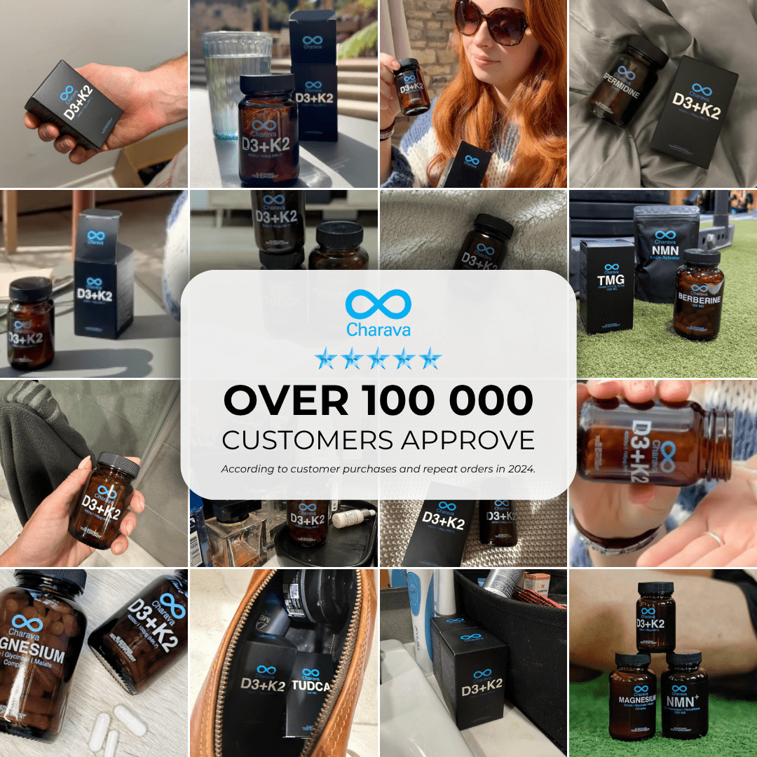 Charava Vitamin D3 (4000IU) + K2 (MK - 7) - Charava UK