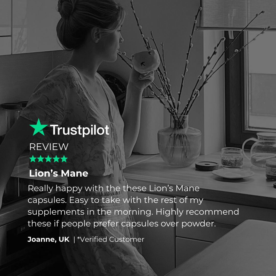 Lions Mane Mushroom 500mg - Charava UK
