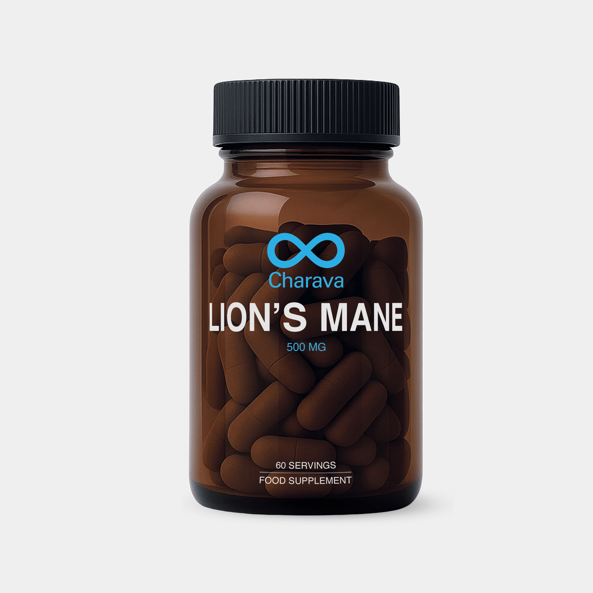 🎁 Lions Mane Mushroom 500mg (FREE Gift) - Charava UK