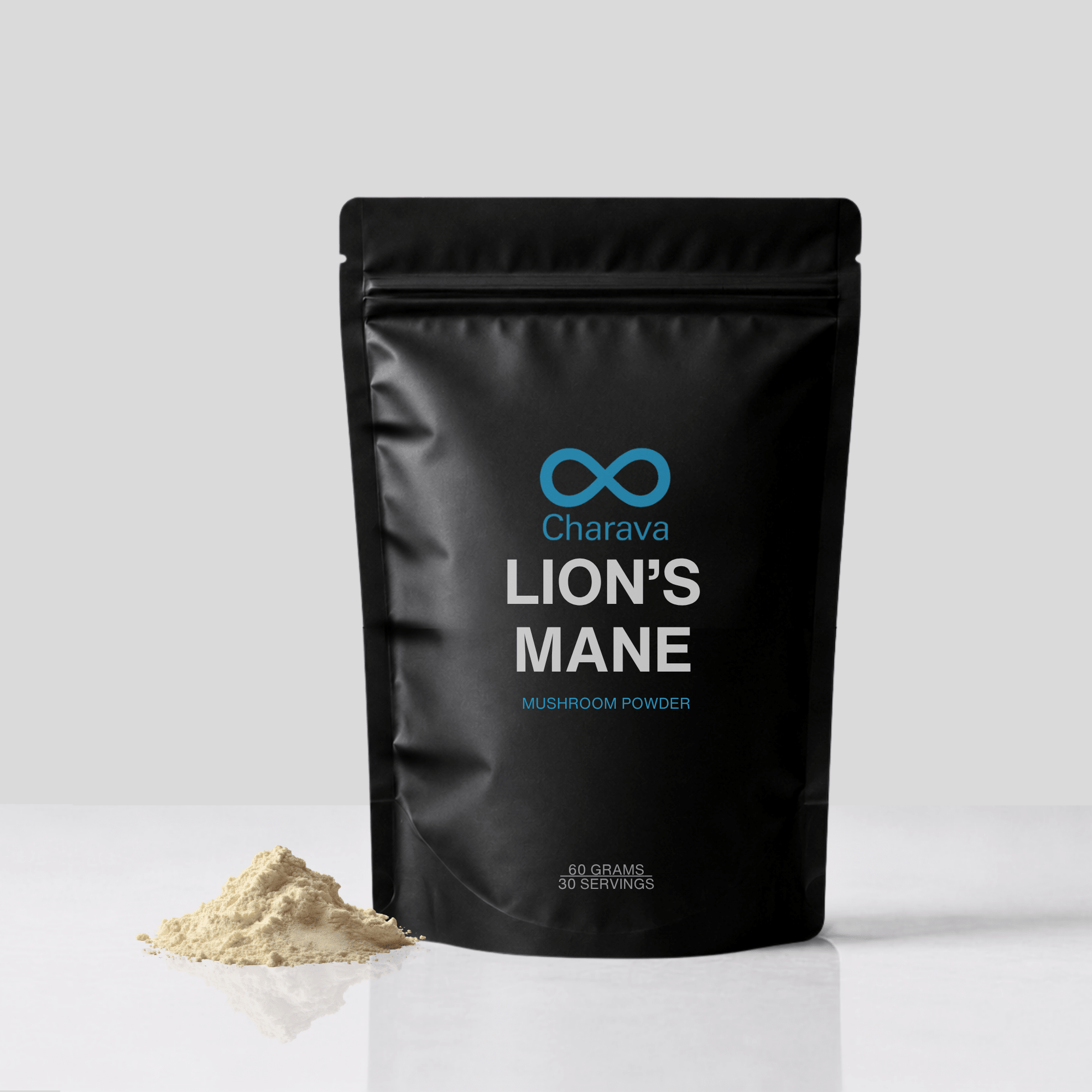 Lion's Mane Powder - 60 Grams - 30 Servings - Charava UK