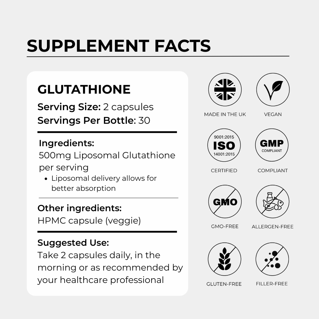 Liposomal Glutathione - Charava UK