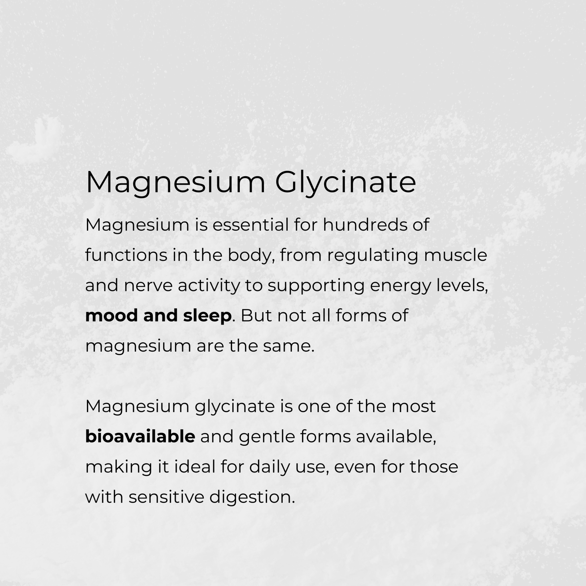 Magnesium Glycinate - Charava UK