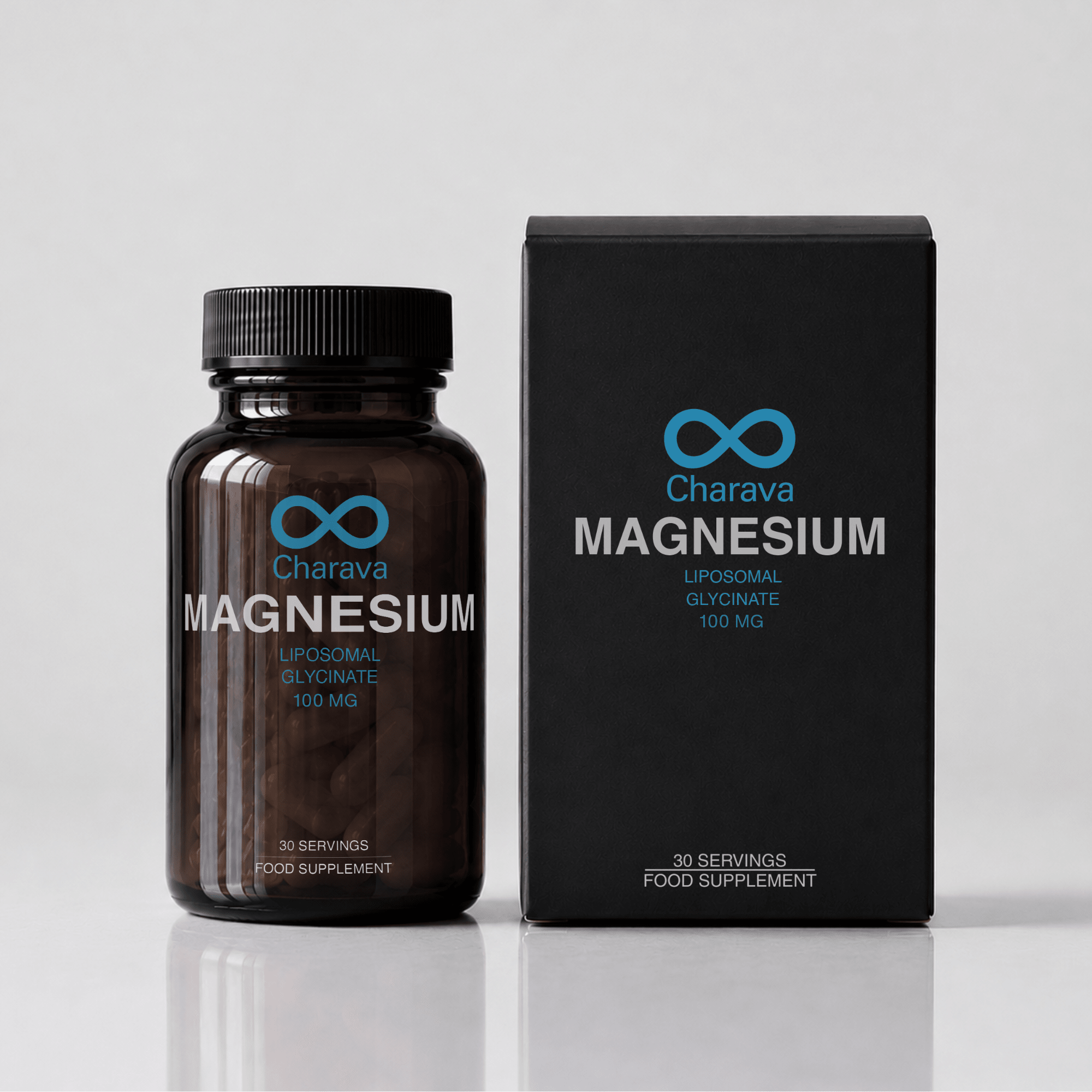 Magnesium Glycinate - Liposomal (100mg) - Charava UK