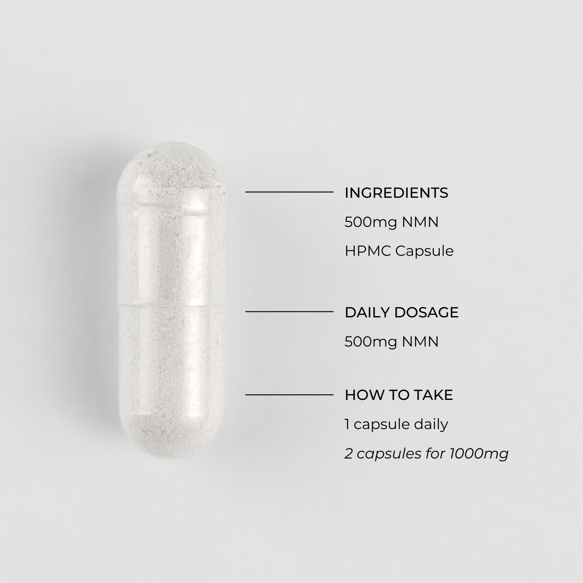 NMN 500mg - Charava UK