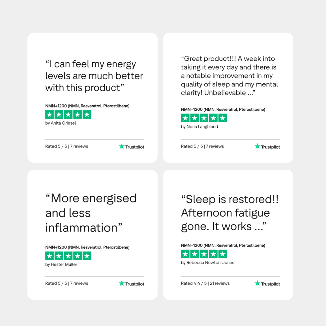 NMN+1200 (NMN, Resveratrol, Pterostilbene) - Charava UK