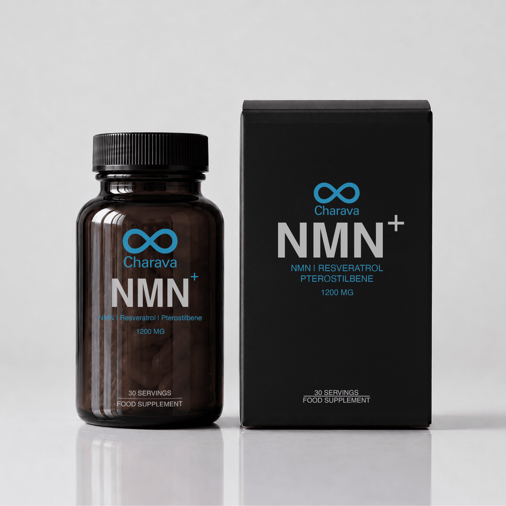 NMN+1200 (NMN, Resveratrol, Pterostilbene) - Charava UK