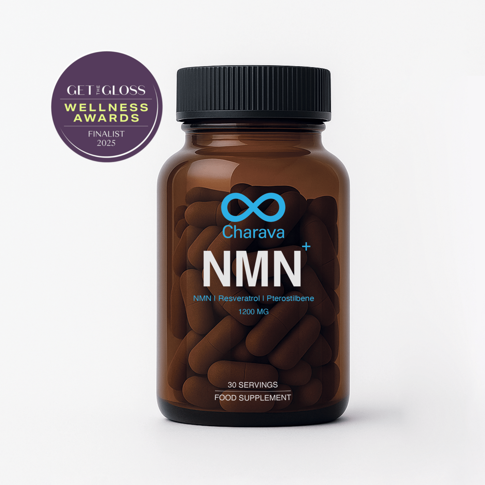 NMN+1200 (NMN, Resveratrol, Pterostilbene) - Charava UK