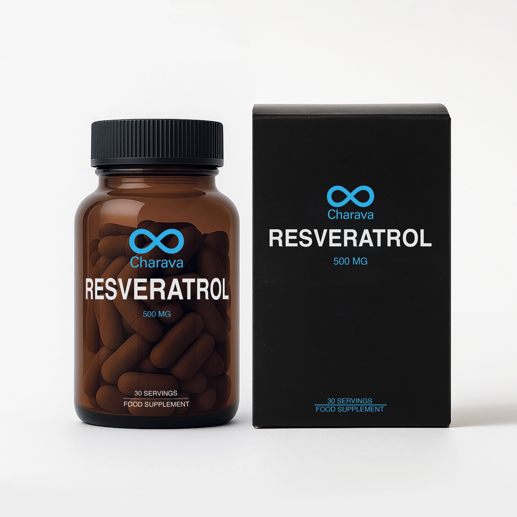 Resveratrol 500mg - Charava UK