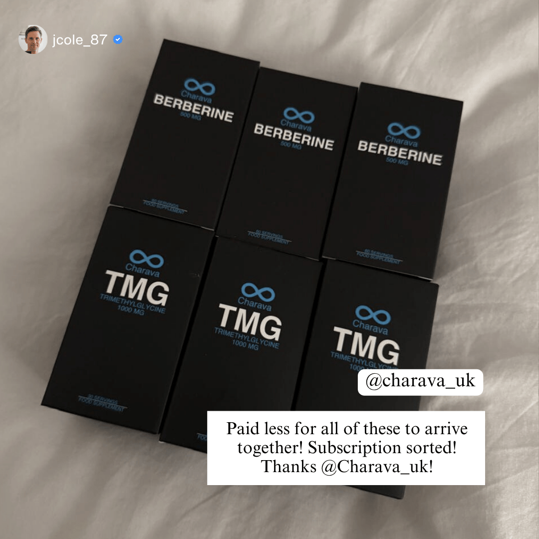 TMG 1000mg (Trimethylglycine) - Charava UK