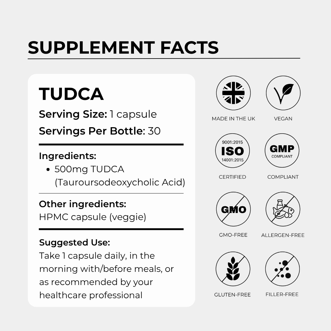 Tudca 500mg - Charava UK