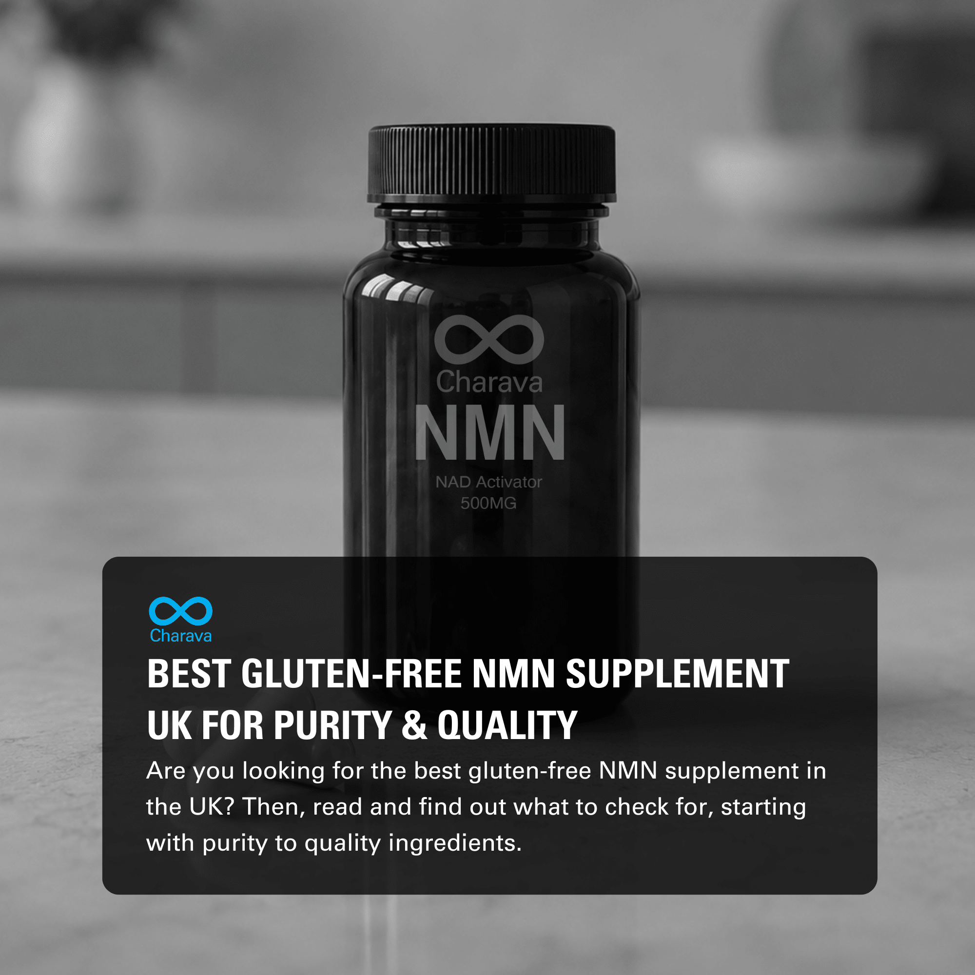 Best Gluten Free NMN Supplement UK for Purity and Quality - Charava UK