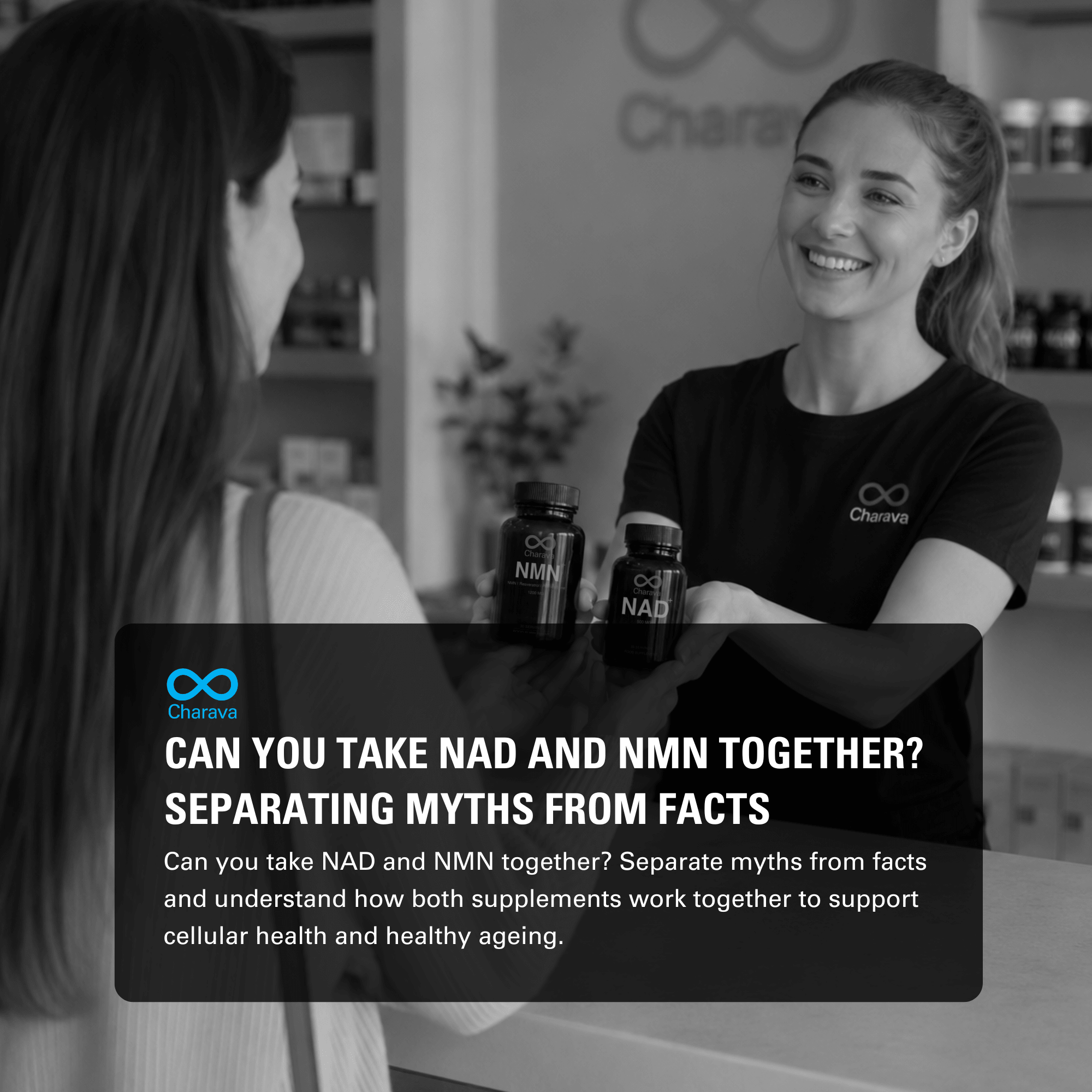Can You Take NAD and NMN Together? Separating Myths from Facts - Charava UK