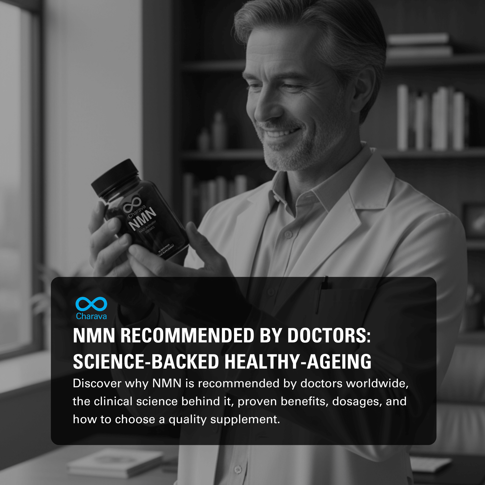 NMN Recommended by Doctors: The Science Behind Healthy Ageing - Charava UK