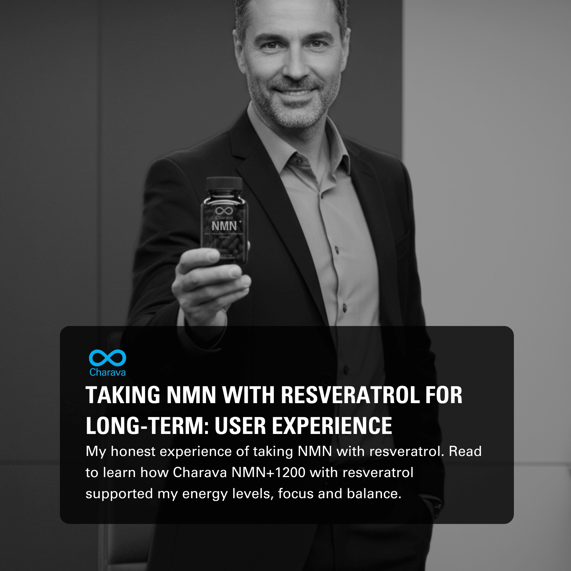 NMN with Resveratrol for Energy & Wellness: Long-term User Review - Charava UK