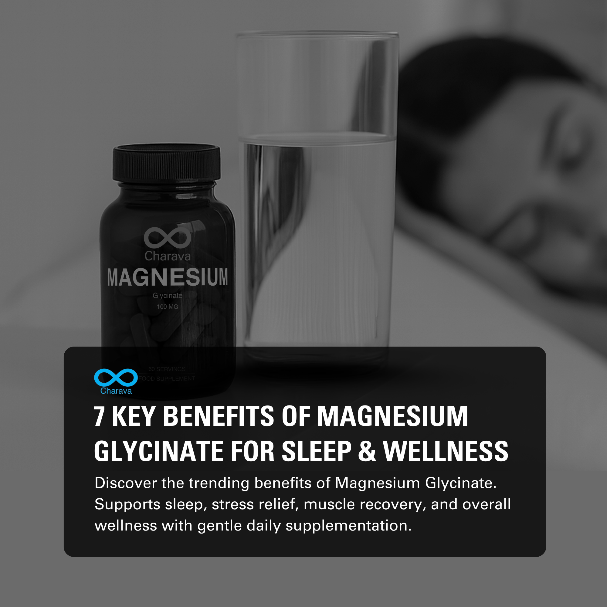 Top Benefits of Magnesium Glycinate for Sleep, Energy and Wellness - Charava UK