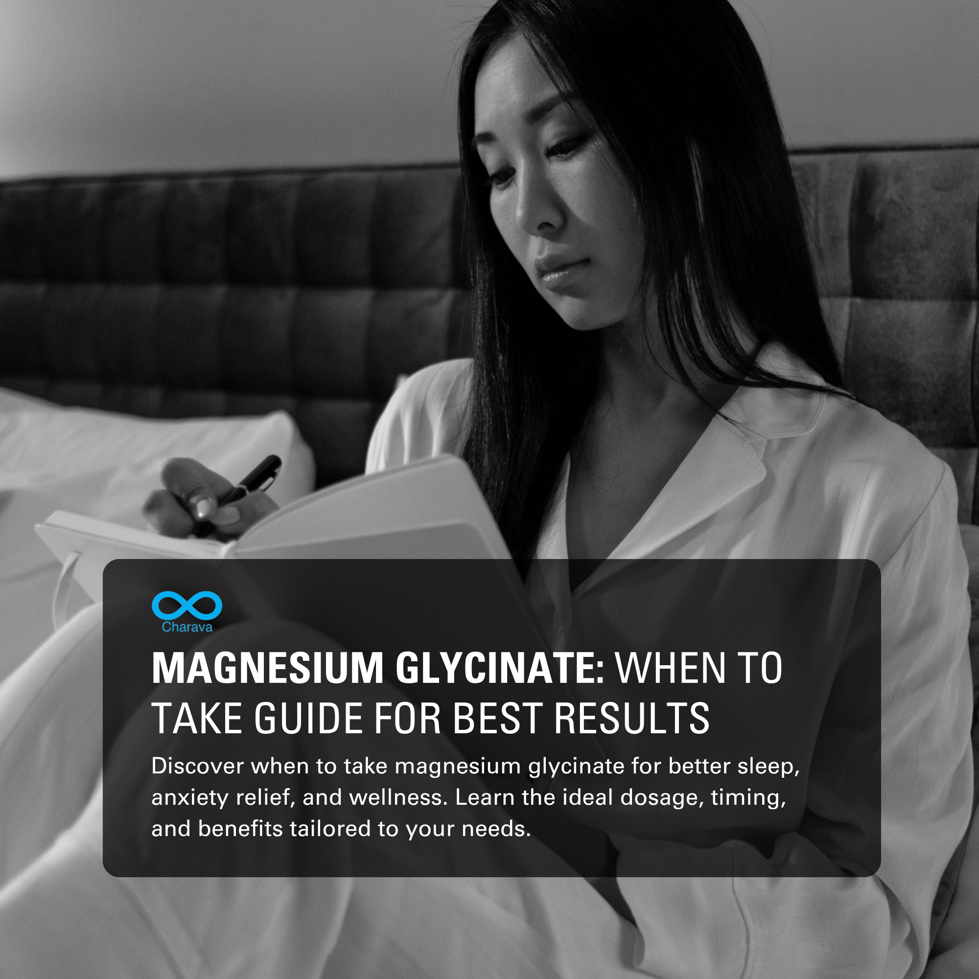 When to Take Magnesium Glycinate: Best Timings for Wellness Goals - Charava UK