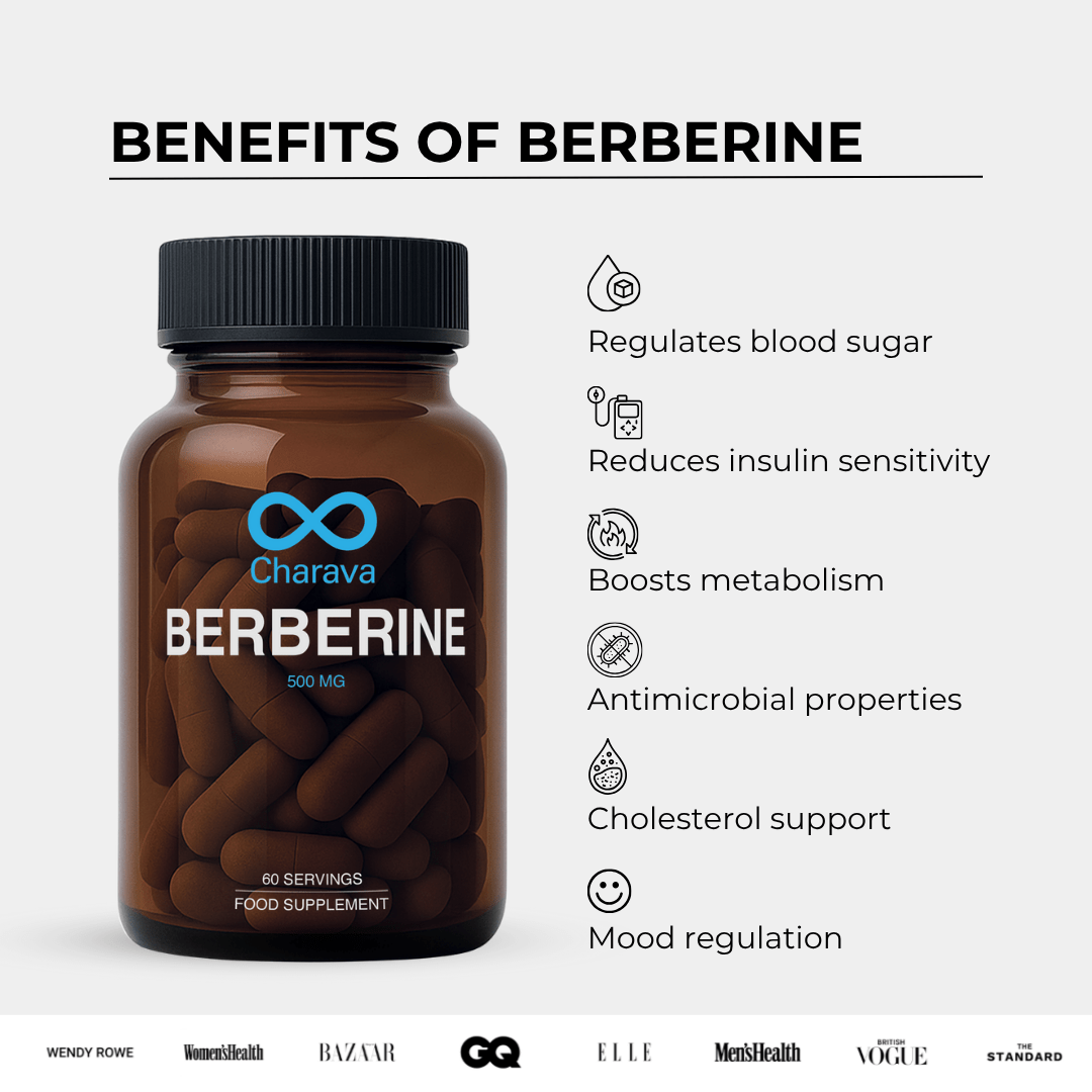 Berberine 500mg - Charava UK