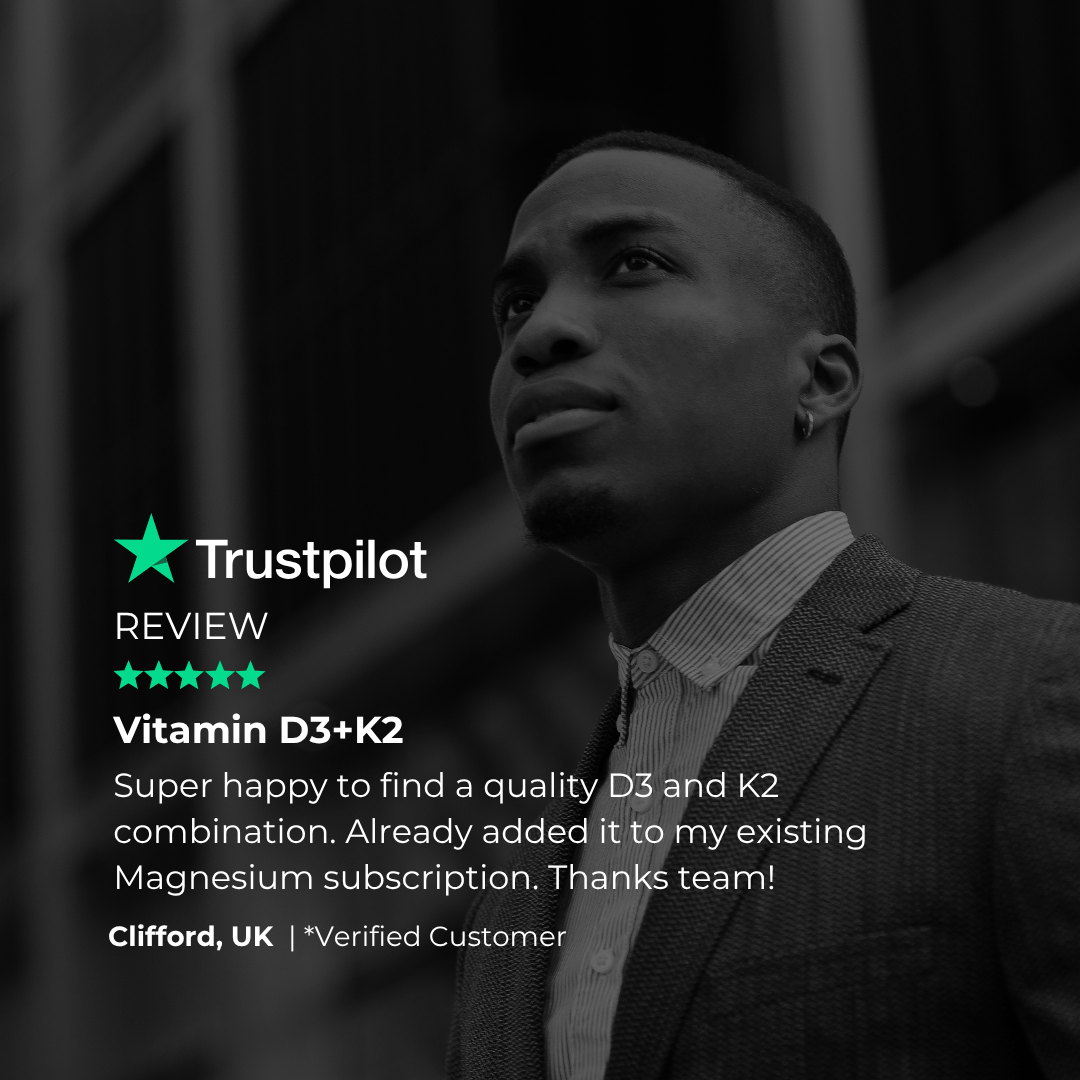 Charava Vitamin D3 (4000IU) + K2 (MK - 7) - Charava UK