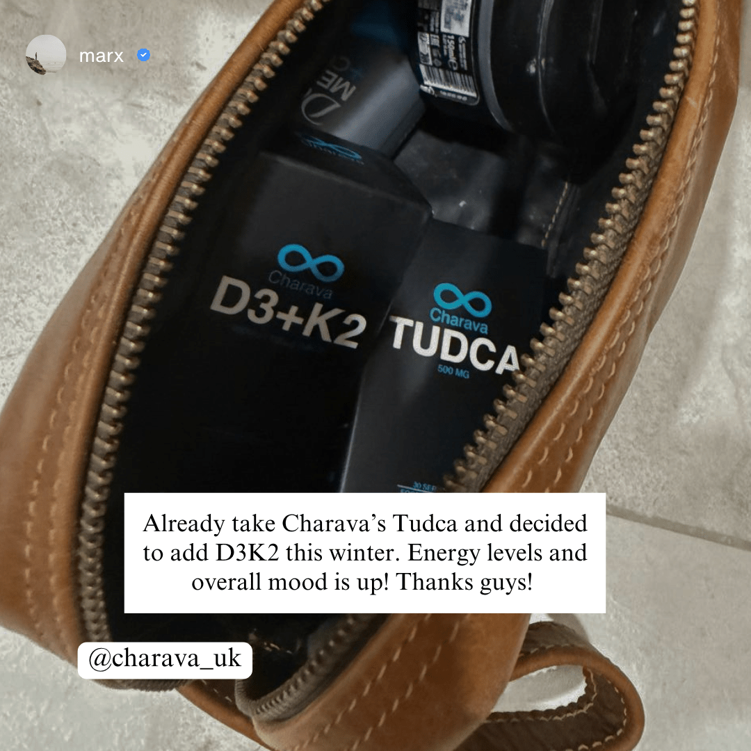 Charava Vitamin D3 (4000IU) + K2 (MK - 7) - Charava UK