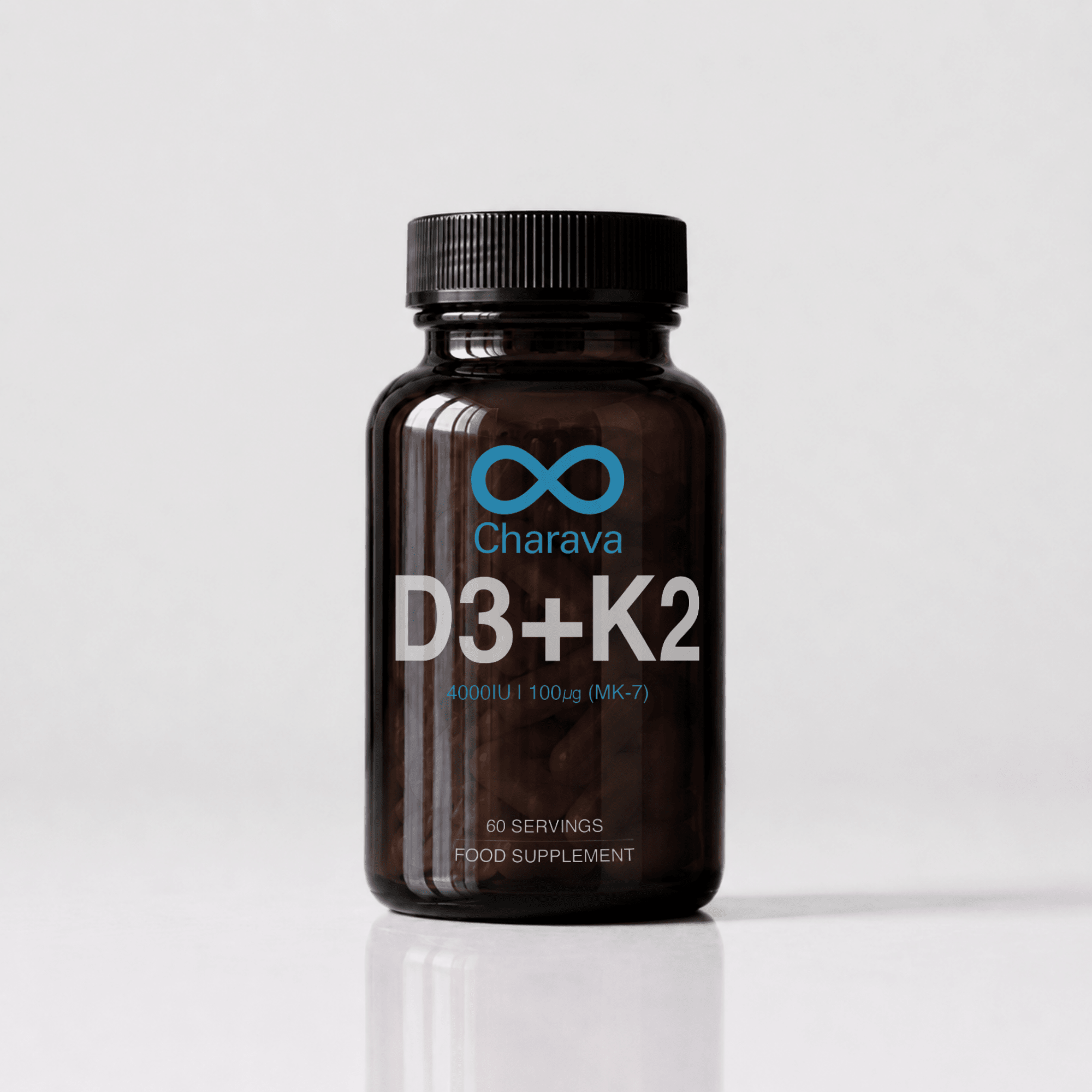 Charava Vitamin D3 (4000IU) + K2 (MK-7) - Charava UK