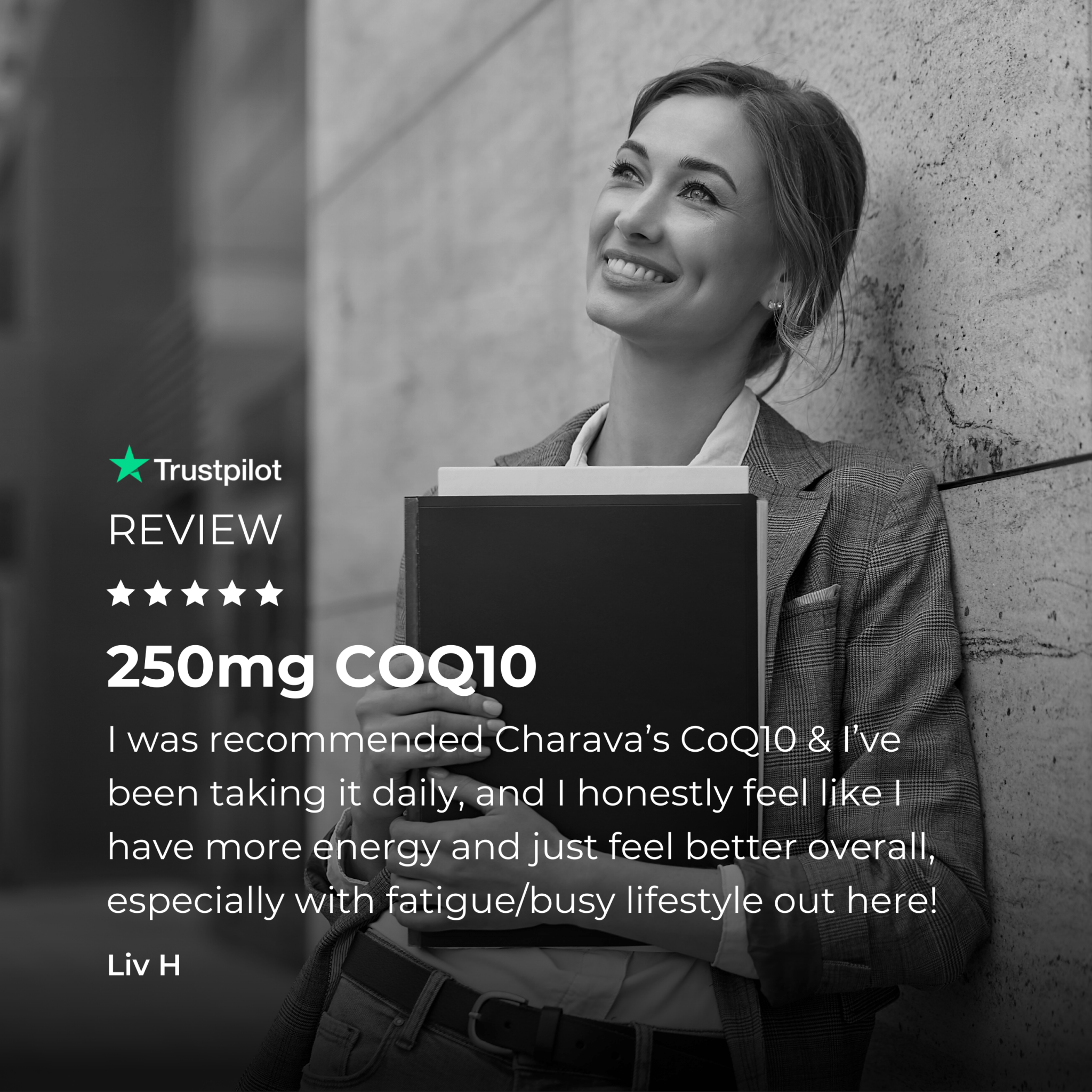 CoQ10 - Ubiquinone Coenzyme Q10 250mg - Charava UK