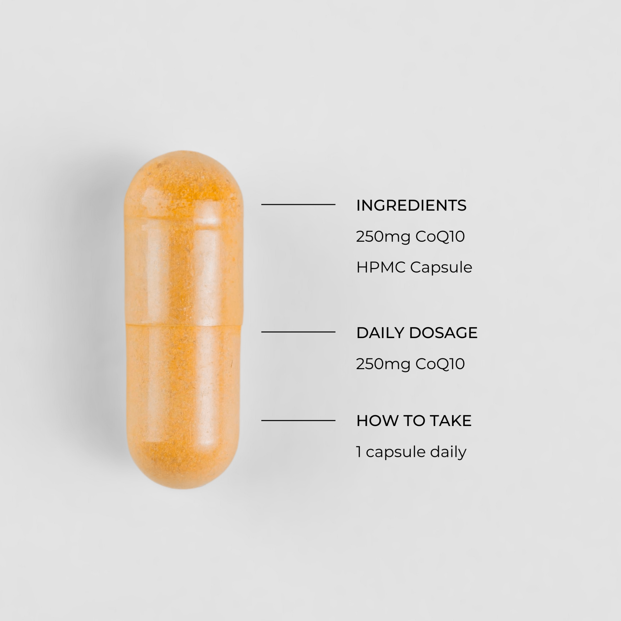 CoQ10 - Ubiquinone Coenzyme Q10 250mg - Charava UK