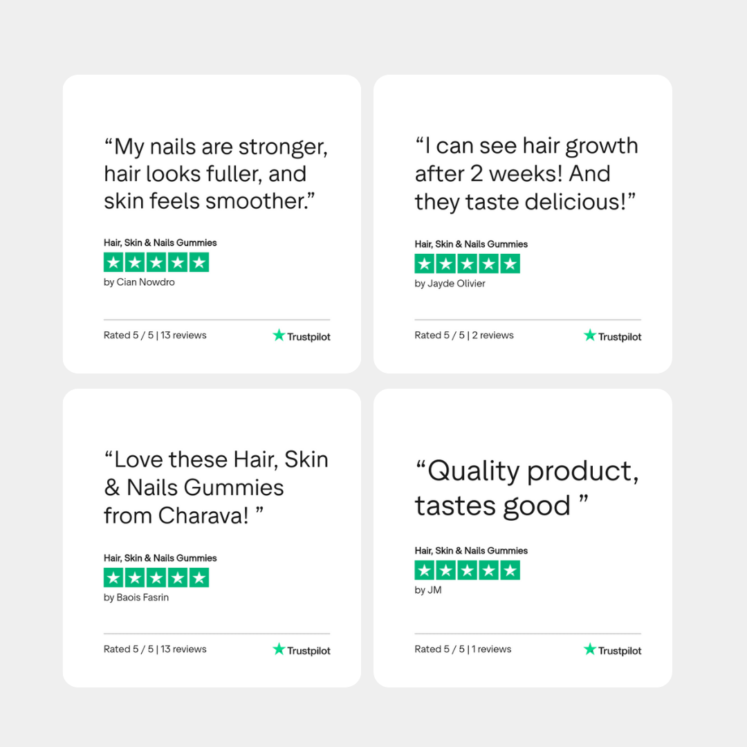 Hair, Skin & Nails Gummies - Charava UK