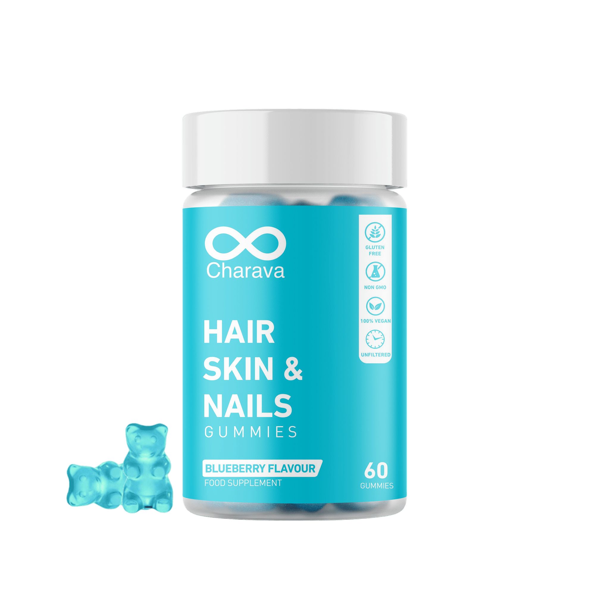 Hair, Skin & Nails Gummies - Charava UK