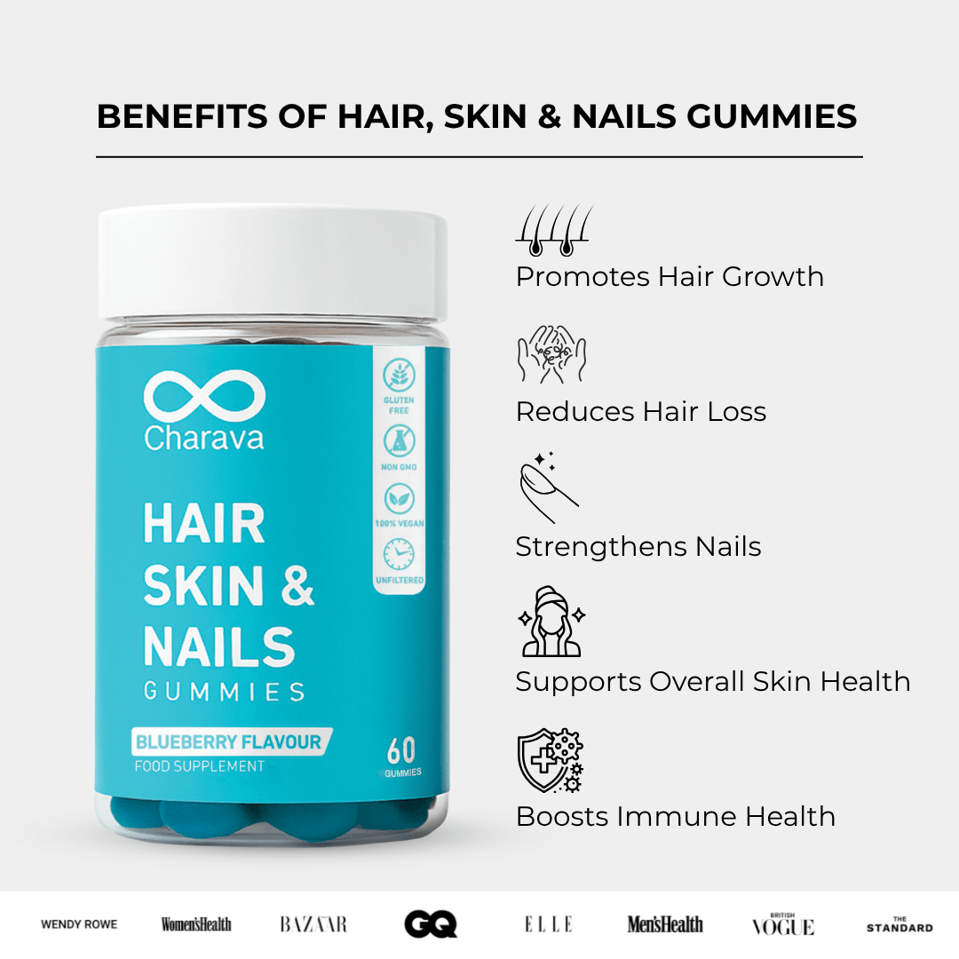Hair, Skin & Nails Gummies - Charava UK