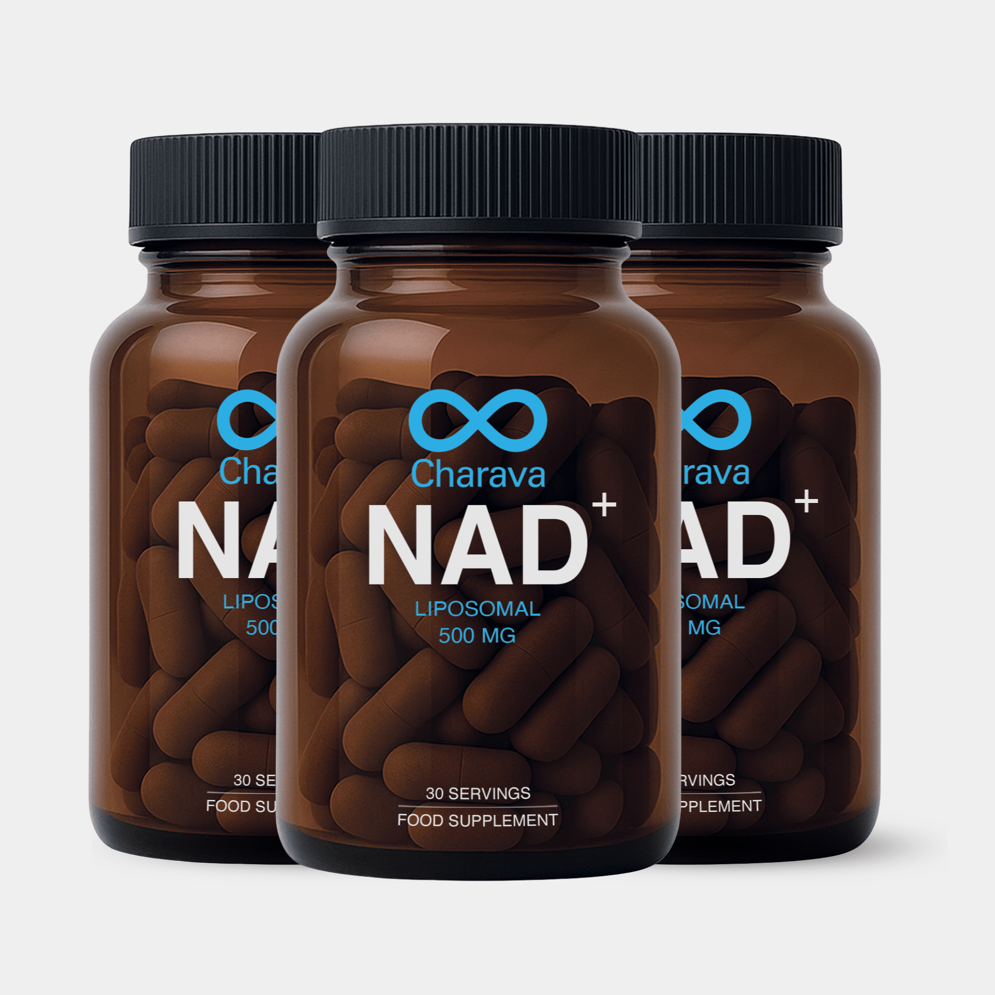 NAD+ - Liposomal (500mg) - Charava UK