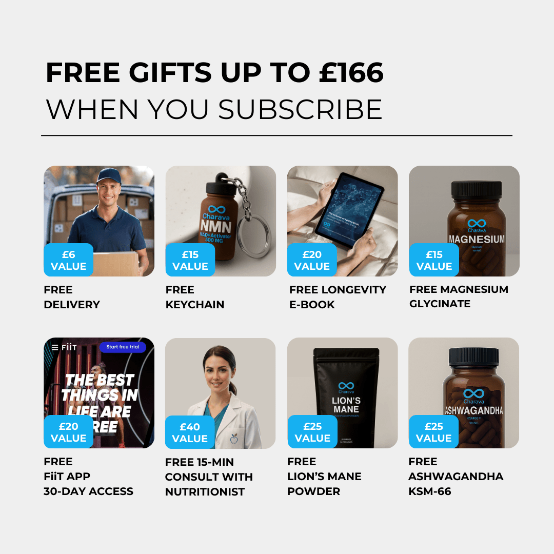 NAD+ - Liposomal (500mg) - Charava UK