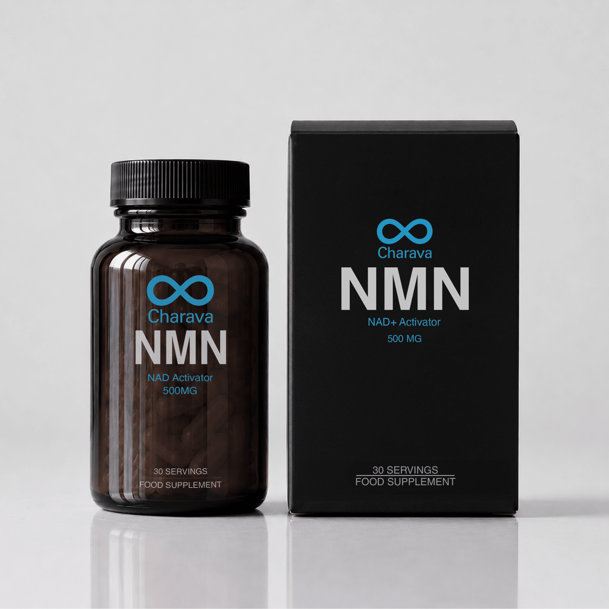 NMN 500mg (30 Capsules) - Charava UK
