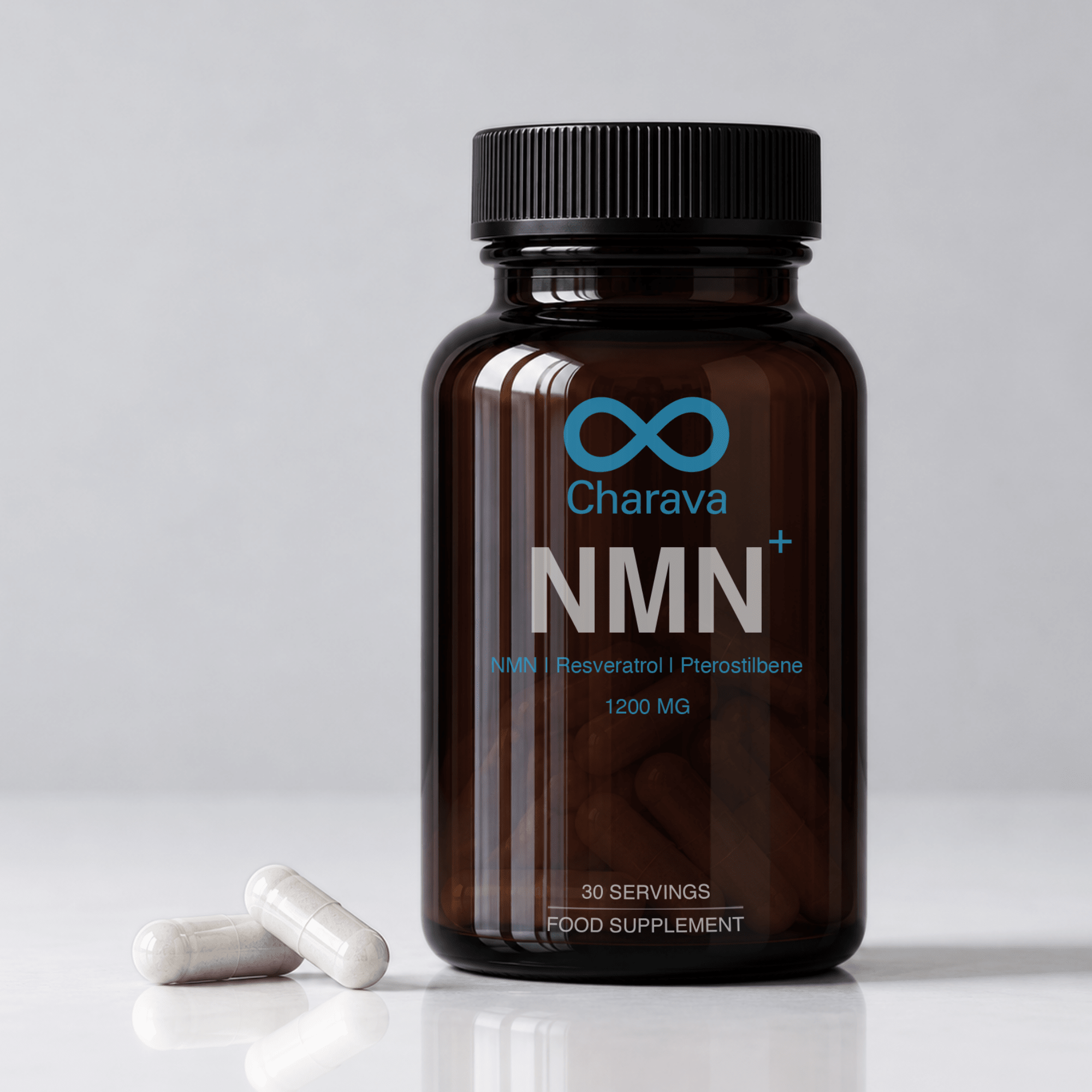 NMN+1200 (NMN, Resveratrol, Pterostilbene) - Charava UK