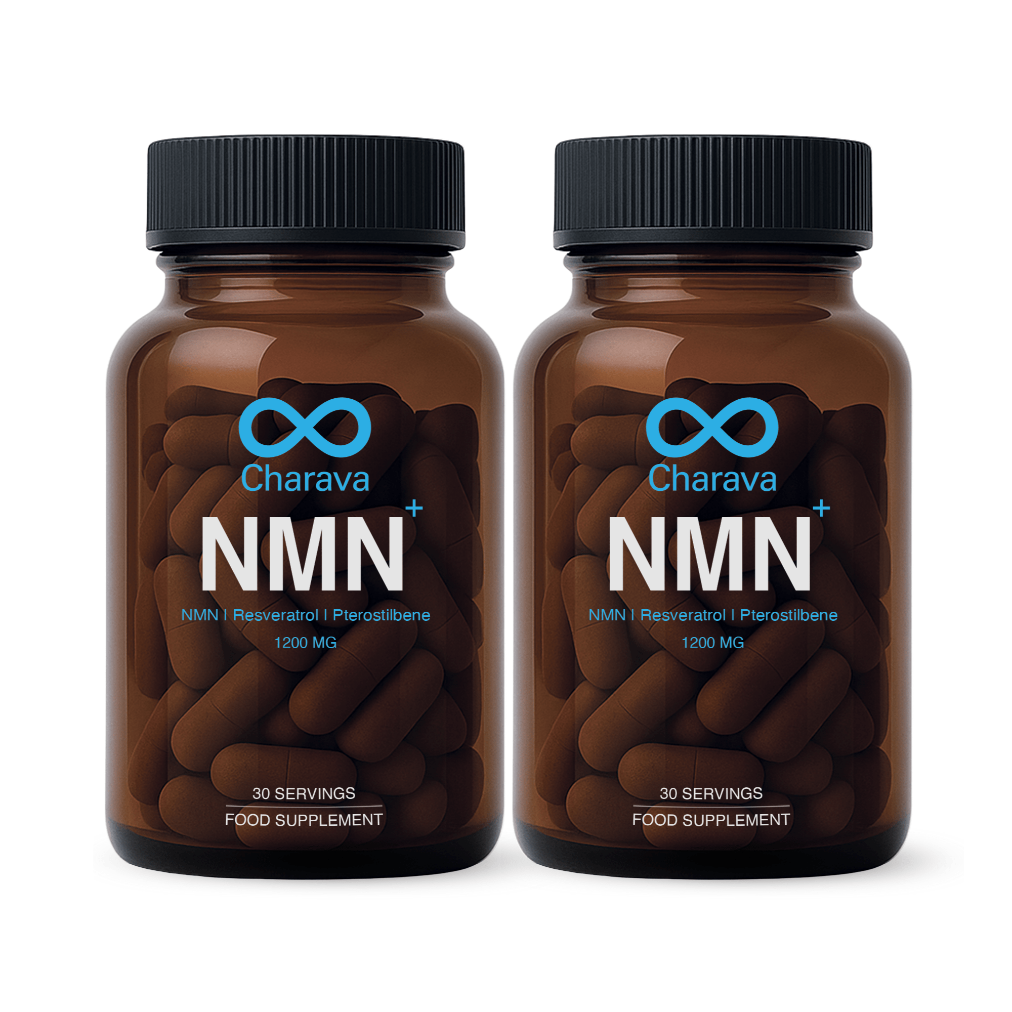 NMN+1200 (NMN, Resveratrol, Pterostilbene) - Charava UK