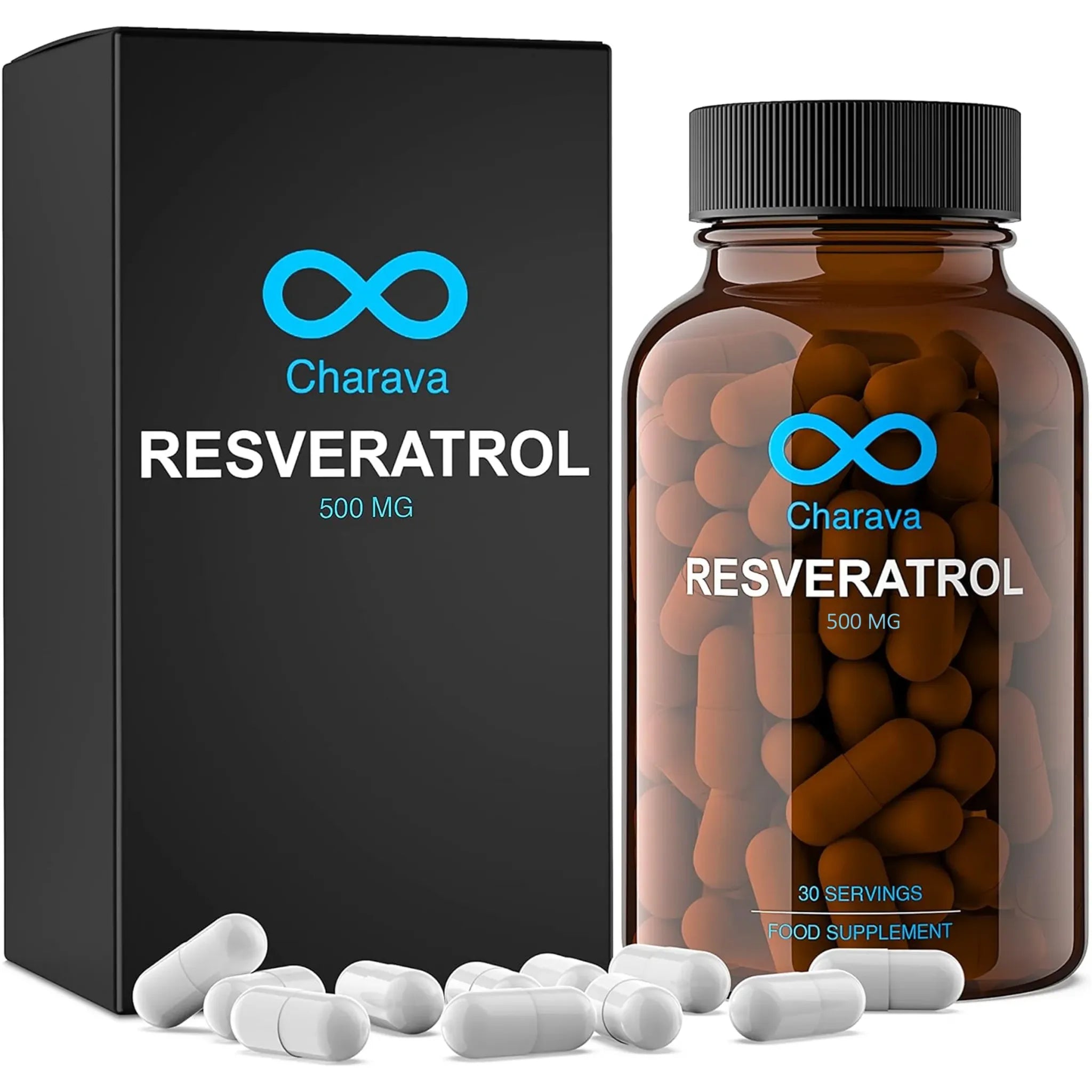 Resveratrol 500mg - Charava UK