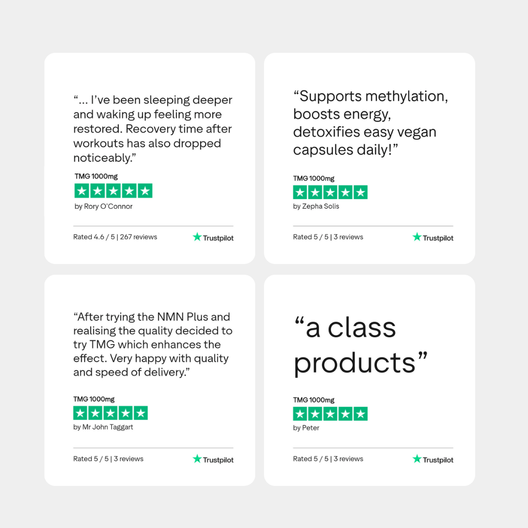 TMG 1000mg (Trimethylglycine) - Charava UK